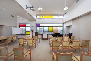 Chapel area photographed.