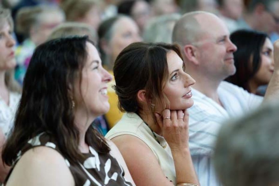 People in audience.